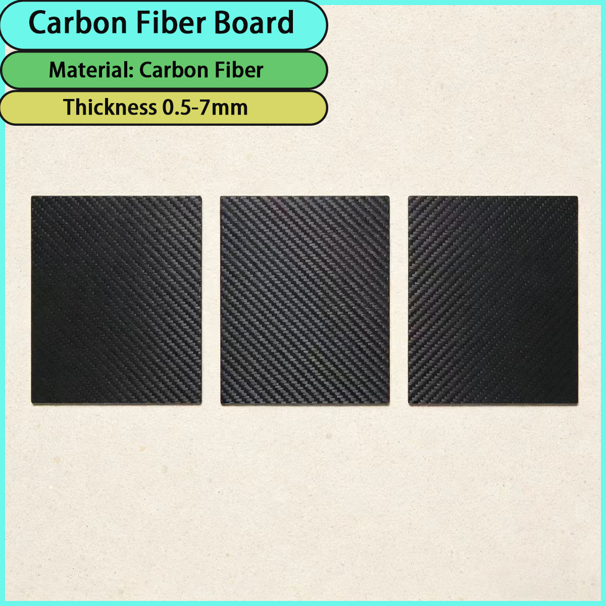 0.5-7mm thick carbon fiber boa - Sports Equipment Used recension och pris
