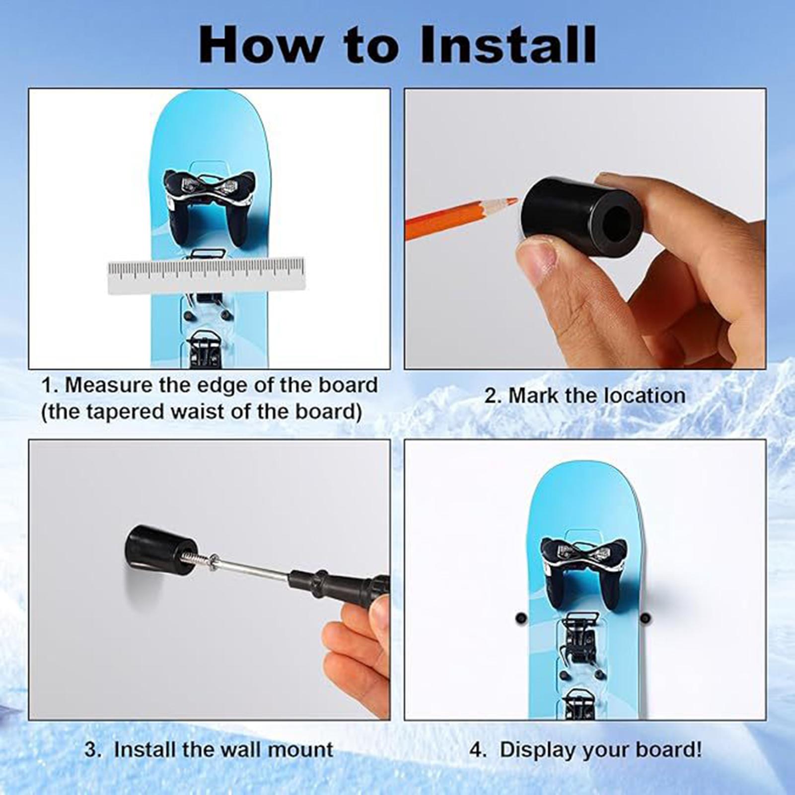 Ski Wall Mount Vertical Snowbo - Sports Equipment Store recension och pris