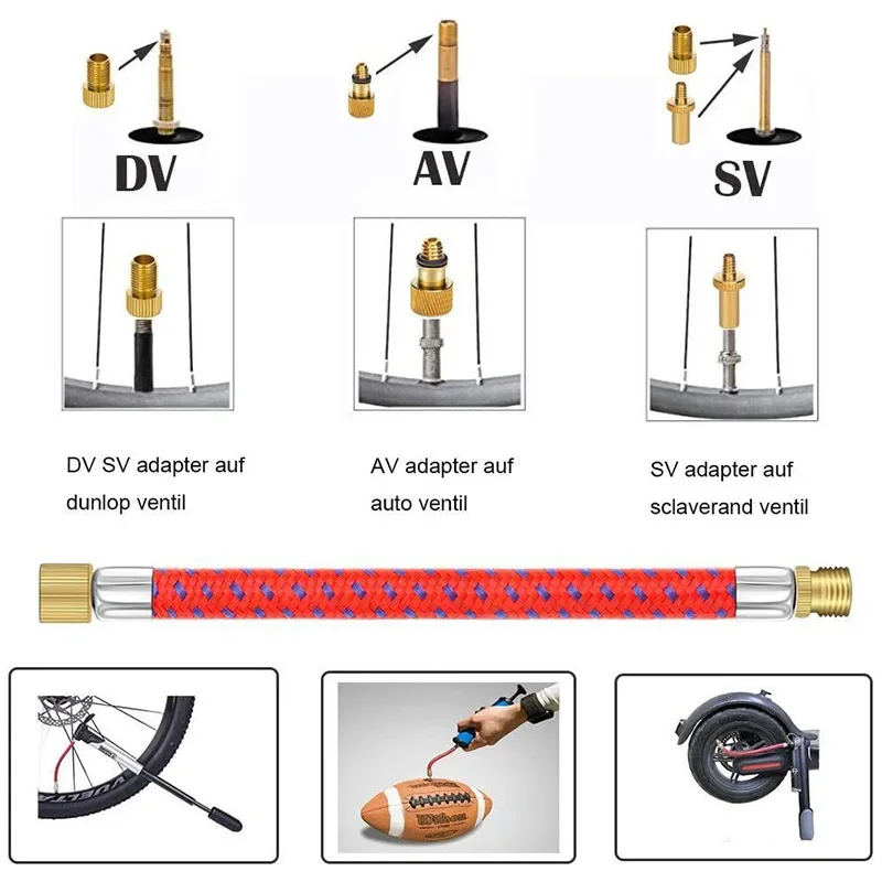 21/26PCS Bike Tire Inflator Ki - Basketball Pump Needle recension och pris