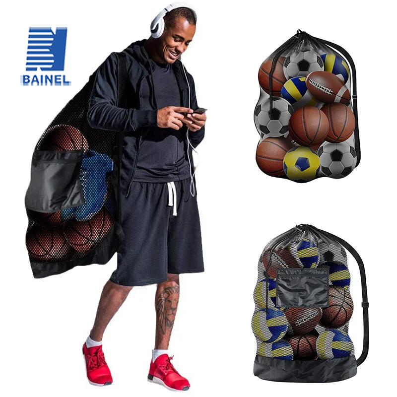 Large Mesh Bag for Storing Bas - Sports Equipment Store recension och pris