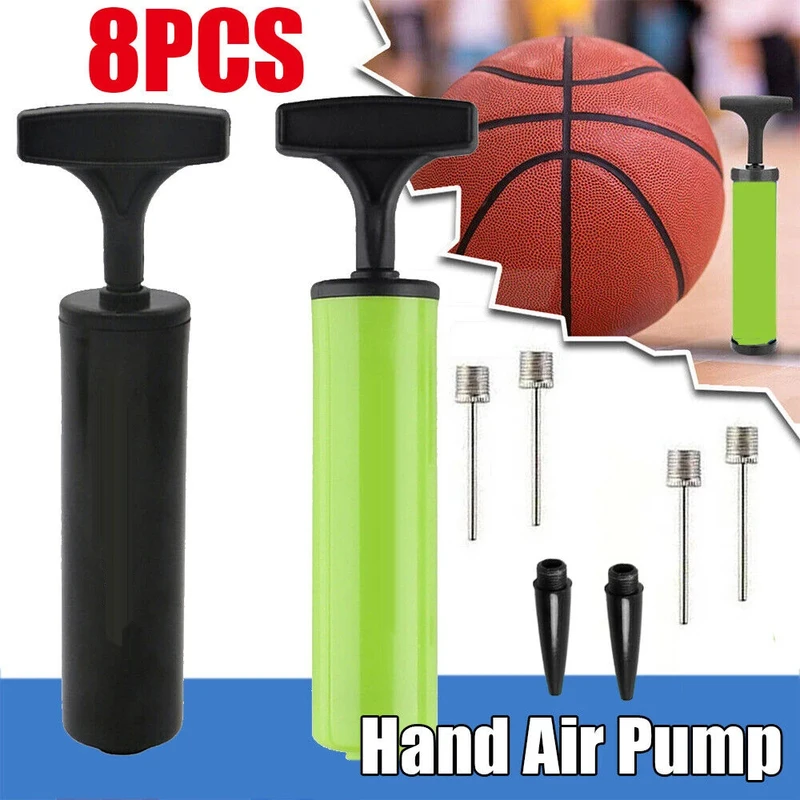 8Pcs Portable Ball Pump Set Fl - Basketball Pump Needle recension och pris