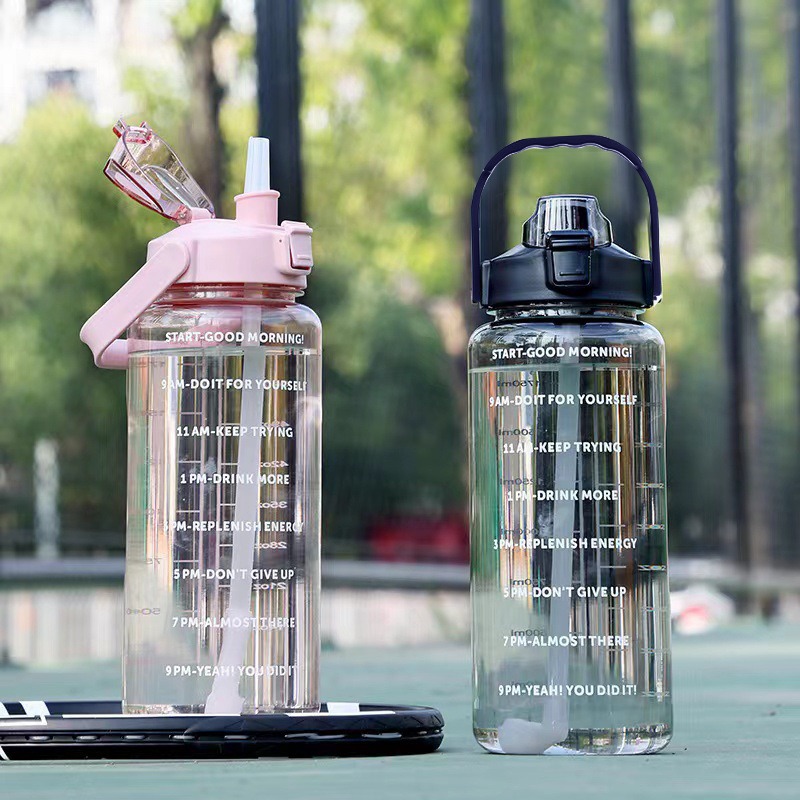 2 Liters Straw Plastic Water B - Sports Equipment Types recension och pris