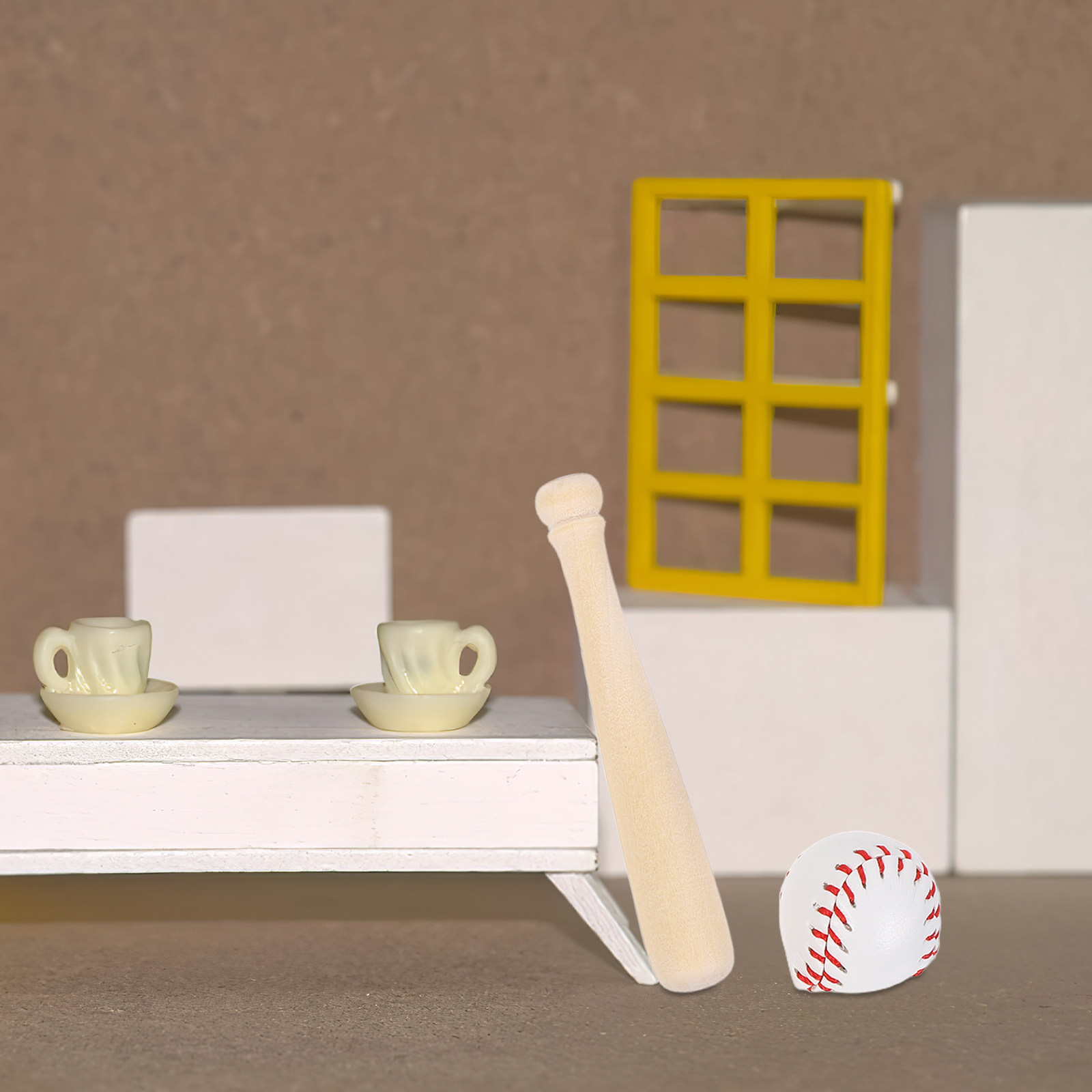 2Sets Miniature Baseball Bat G - Sports Equipment Bat recension och pris