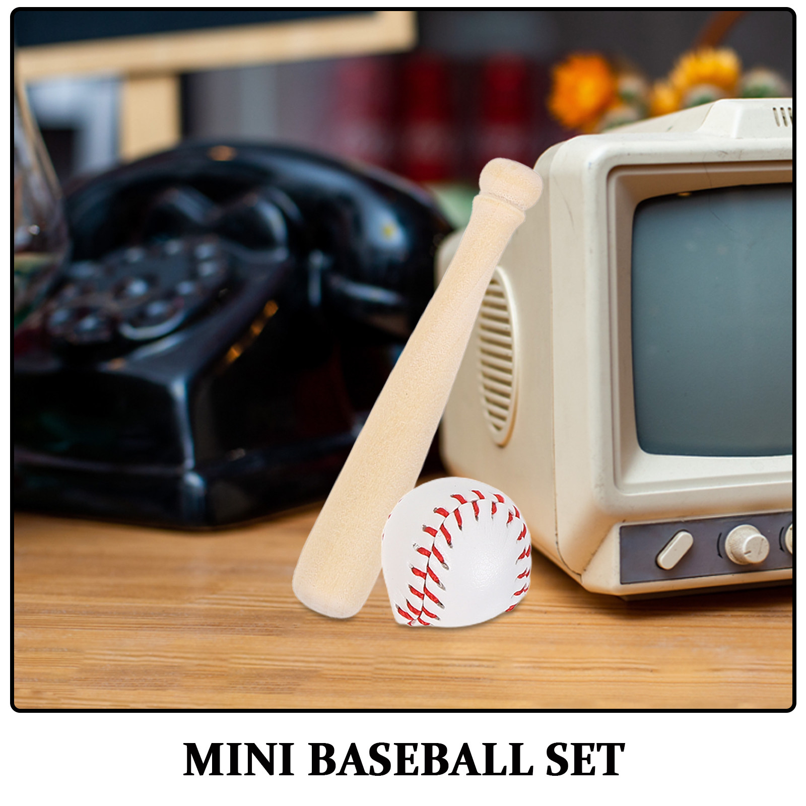 2Sets Miniature Baseball Bat G - Sports Equipment Bat recension och pris