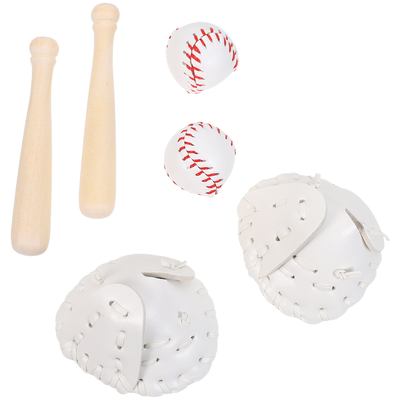2Sets Miniature Baseball Bat G - Sports Equipment Bat recension och pris