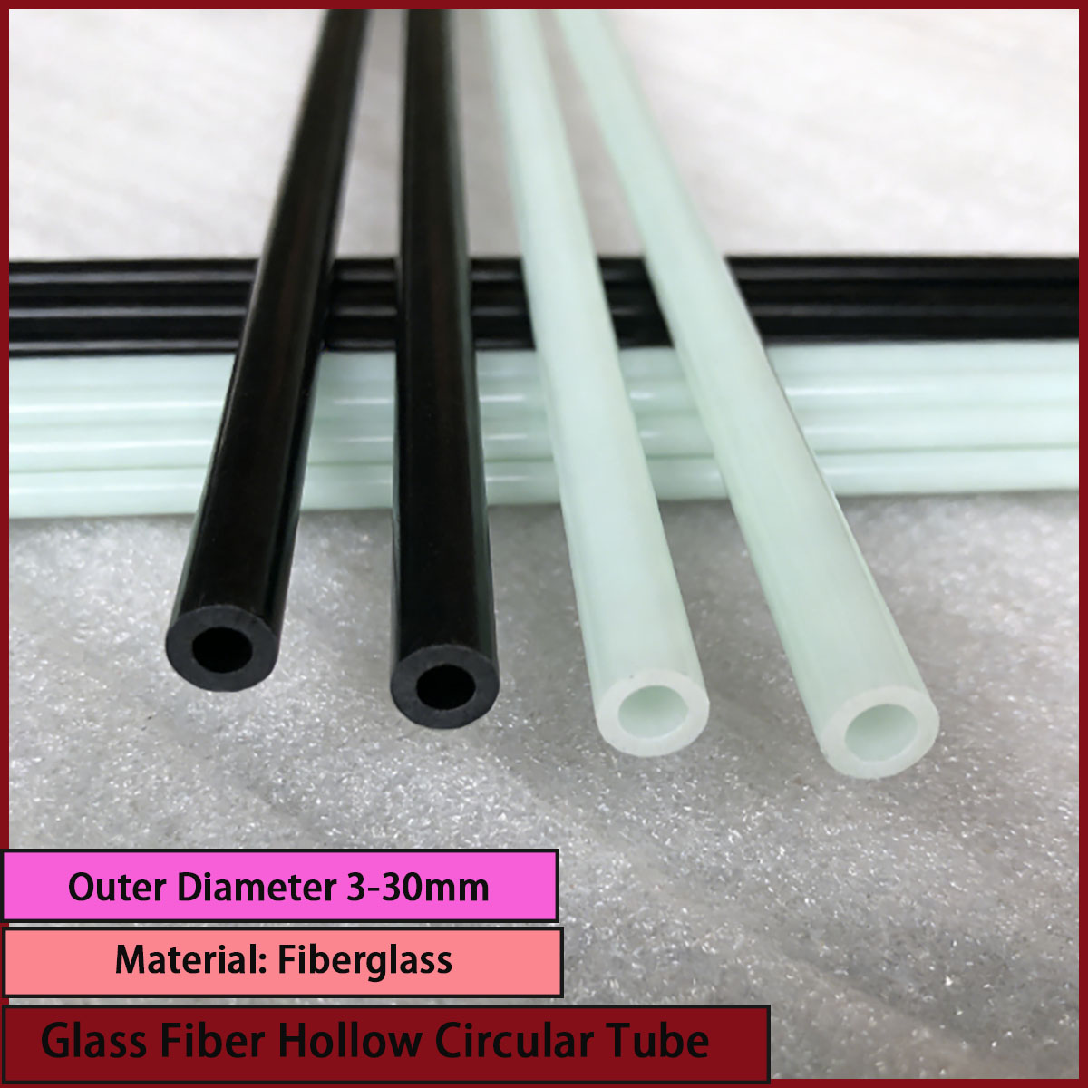Hollow Circular Glass Fiber Tu - Sports Equipment Used recension och pris