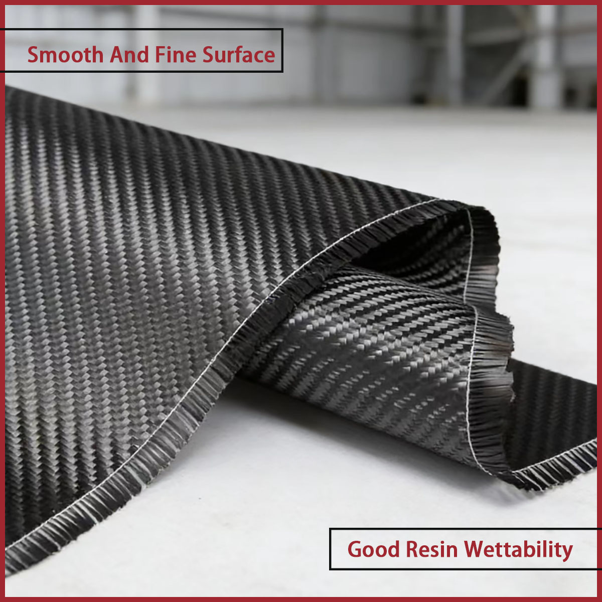 Plain carbon fiber cloth with  - Sports Equipment Used recension och pris