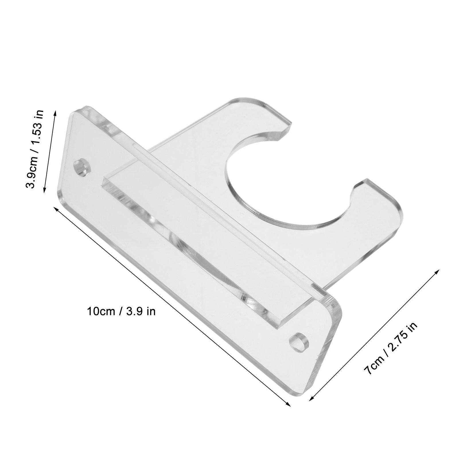 Clear Acrylic Wall Mounted Tab - Sports Equipment Bat recension och pris