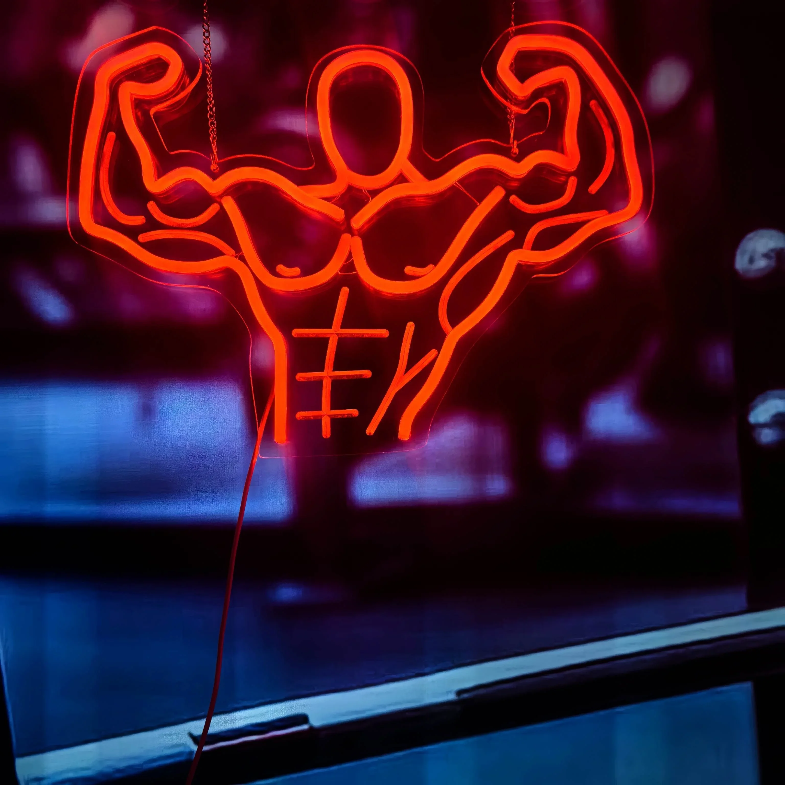 Fitness Warrior LED Neon Sign  - Sports Equipment Store recension och pris