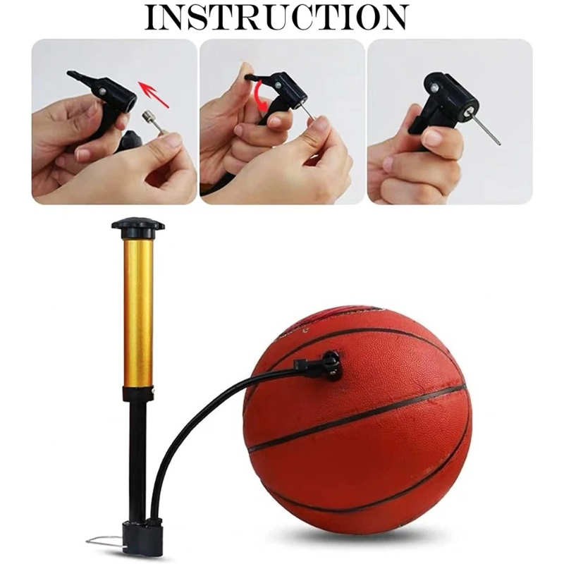 Metal Air Nozzle Set for Baske - Basketball Pump Needle recension och pris