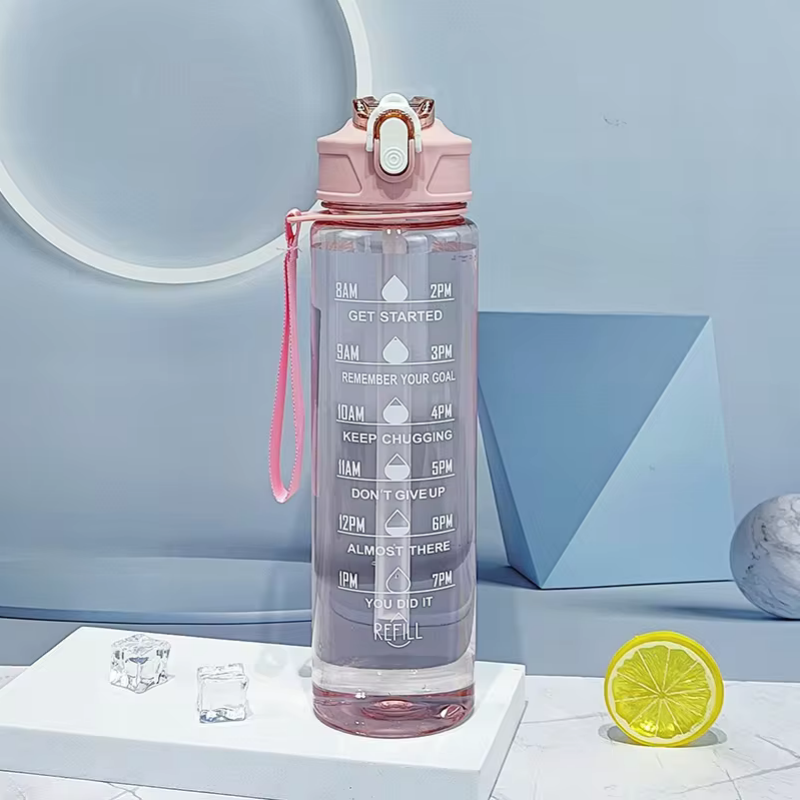 900ml Sports Bottle With Time  - Sports Equipment Types recension och pris