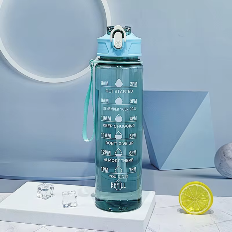 900ml Sports Bottle With Time  - Sports Equipment Types recension och pris